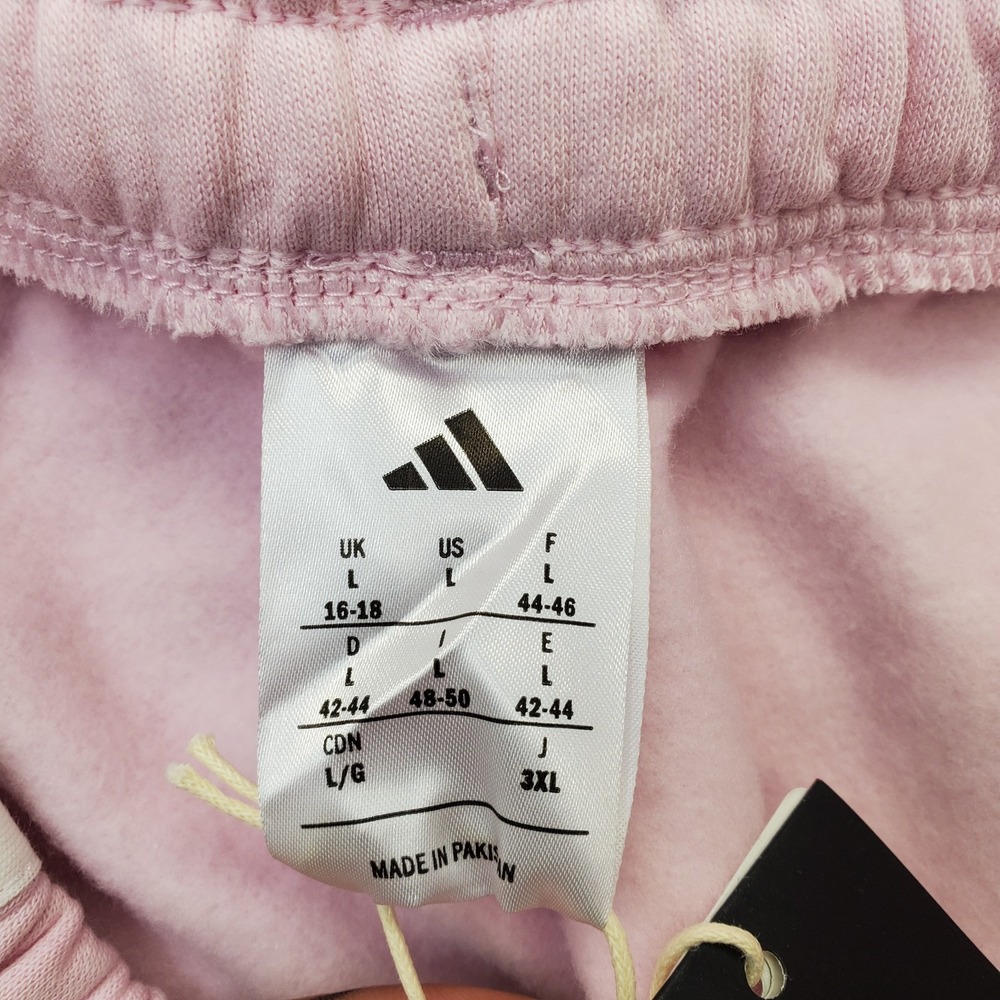 Adidas Essentials Jogger Pants Womens Large Pink Performance Drawstring Waist - Picture 7 of 9